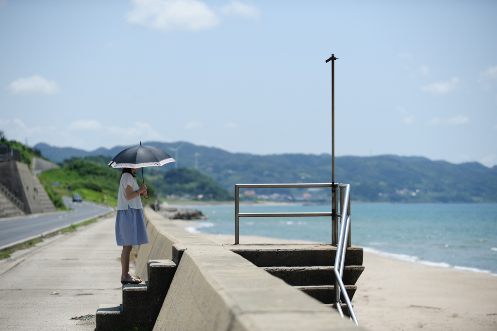 見つめる夏。