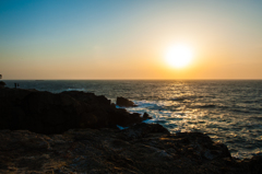 日御碕夕景。