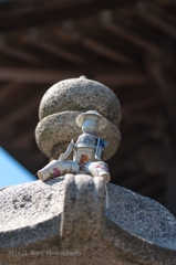 小さな先導者たち、宇美神社。