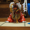 伊勢大神楽講社、加藤菊太夫組。四方の舞。