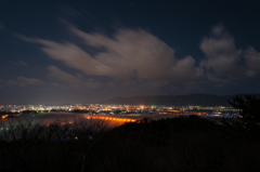 出雲の夜景。