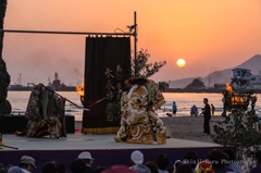 夕刻篝火舞2。
