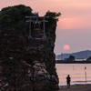 弁天島、夕景。