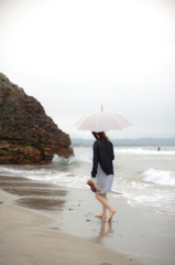 静かな雨の海で。