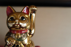 招き猫。