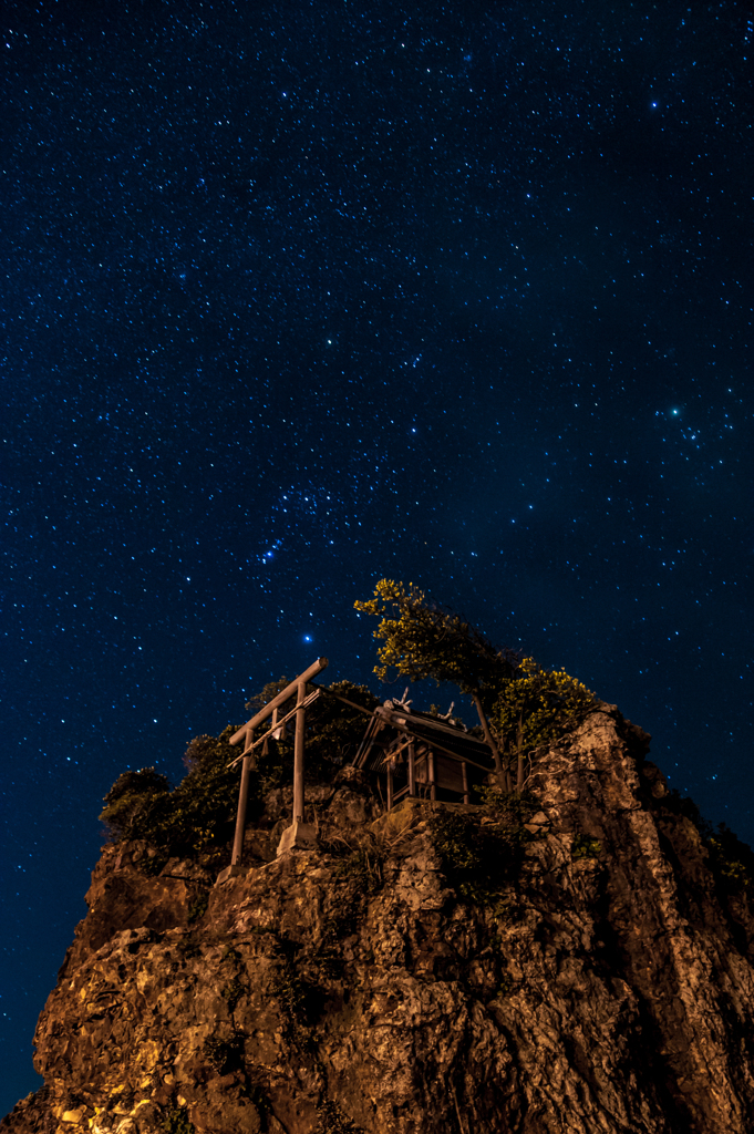 稲佐の浜、星景。