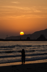 2013年５月３０日稲佐の浜にて