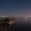 十六夜の神西湖、屋形船。