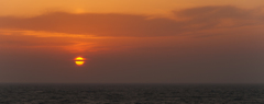 日御碕の夕日。