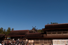 晴天の出雲大社。