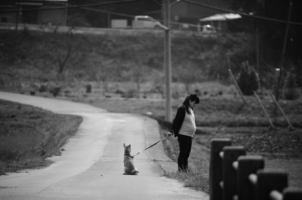 春の散歩。