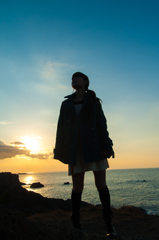 仰ぐ。