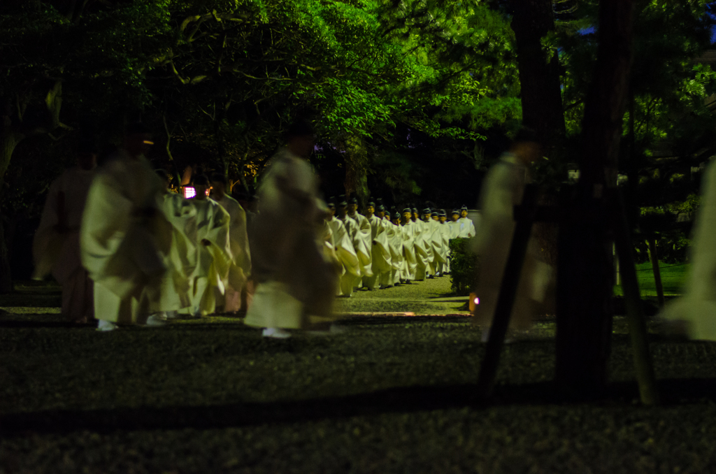 素鵞社（そがのやしろ）の仮殿遷座祭