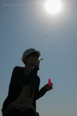 太陽に。