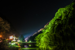 立久恵峡の夜。