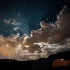 月夜の雲。