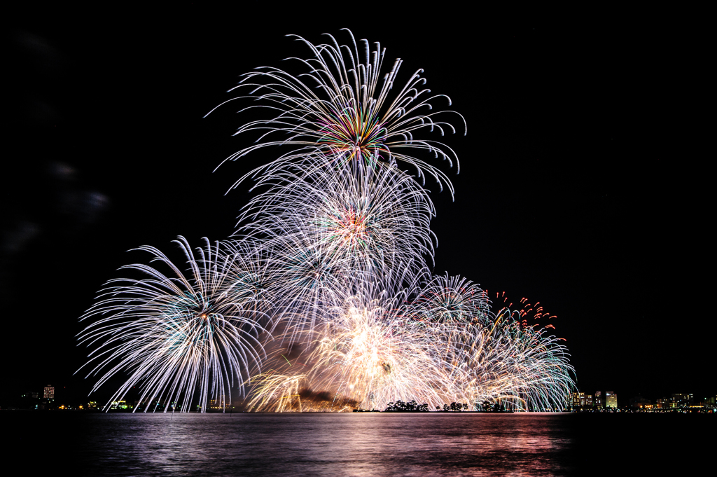 水郷祭、花火12