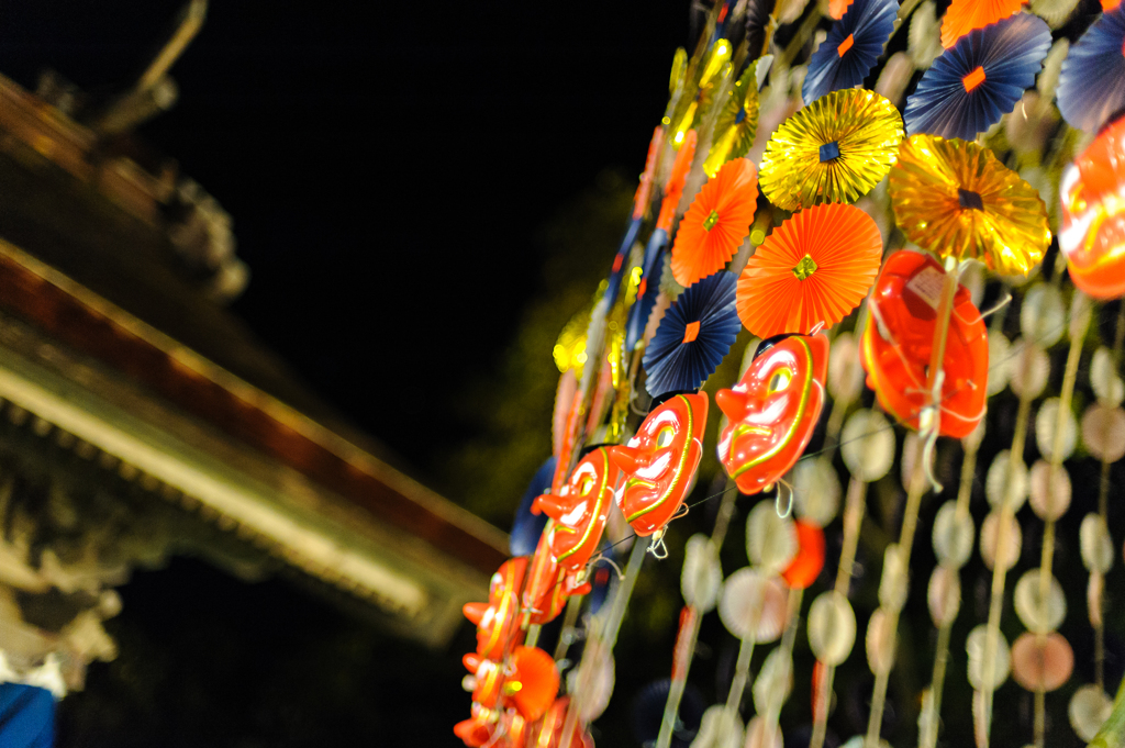 佐志武神社の神事華。