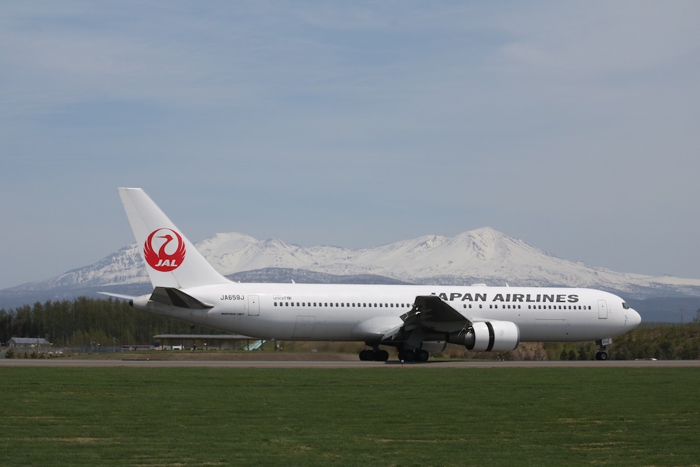 大雪山とJAL