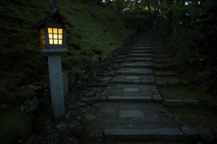 常寂光寺　石段