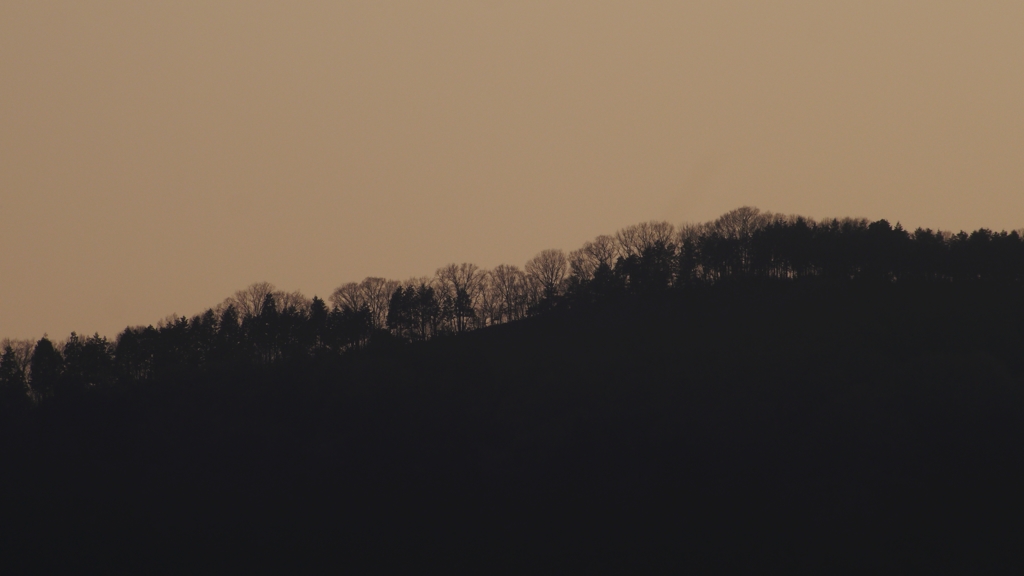 夕暮れ