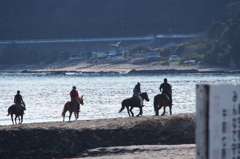 お馬の練習