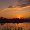 大関堤夕景