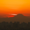 夕景富士