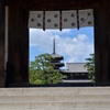 法隆寺にて