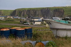 落石の町