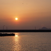中島の夜明け