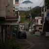 羅臼の街から羅臼岳