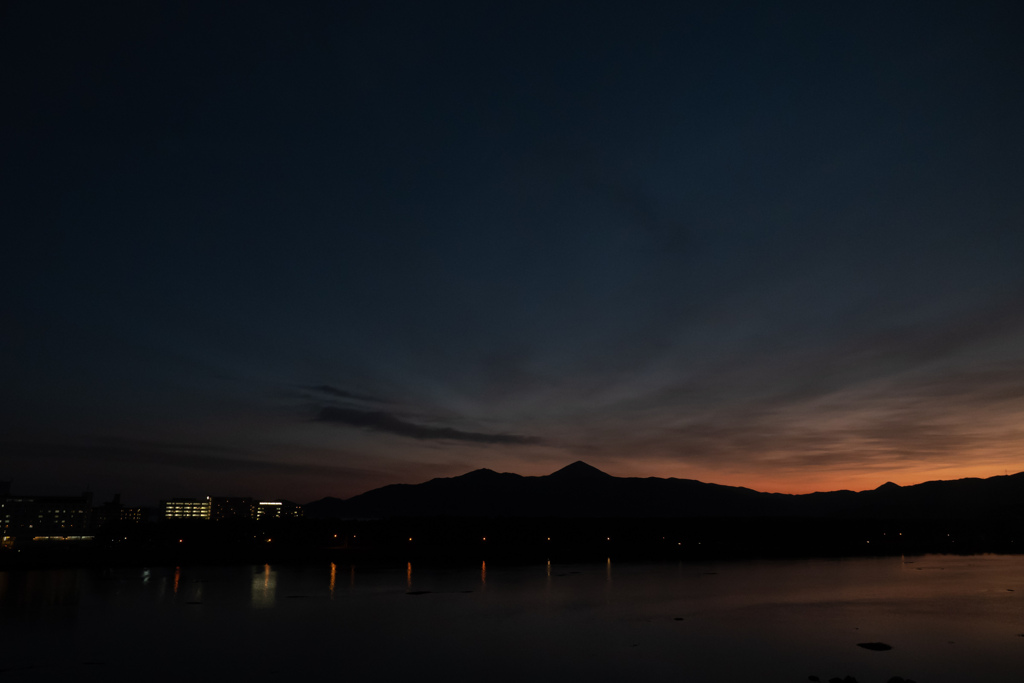 唐津の夜明け