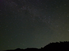 夏の天の川　はくちょう座　～　カシオペア座　～　北極星