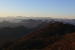 県境の山々