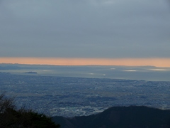 薄曇り（大山下社から）