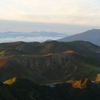 横手山山頂からの朝の風景