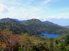 赤石山からの眺め