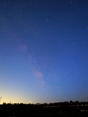 ４月の朝の星空（さそり座～いて座）