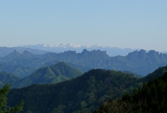 妙義山と白砂山