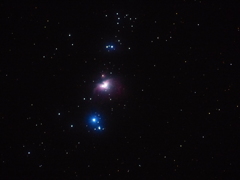 佐久間ダム(静岡)付近 オリオン星雲