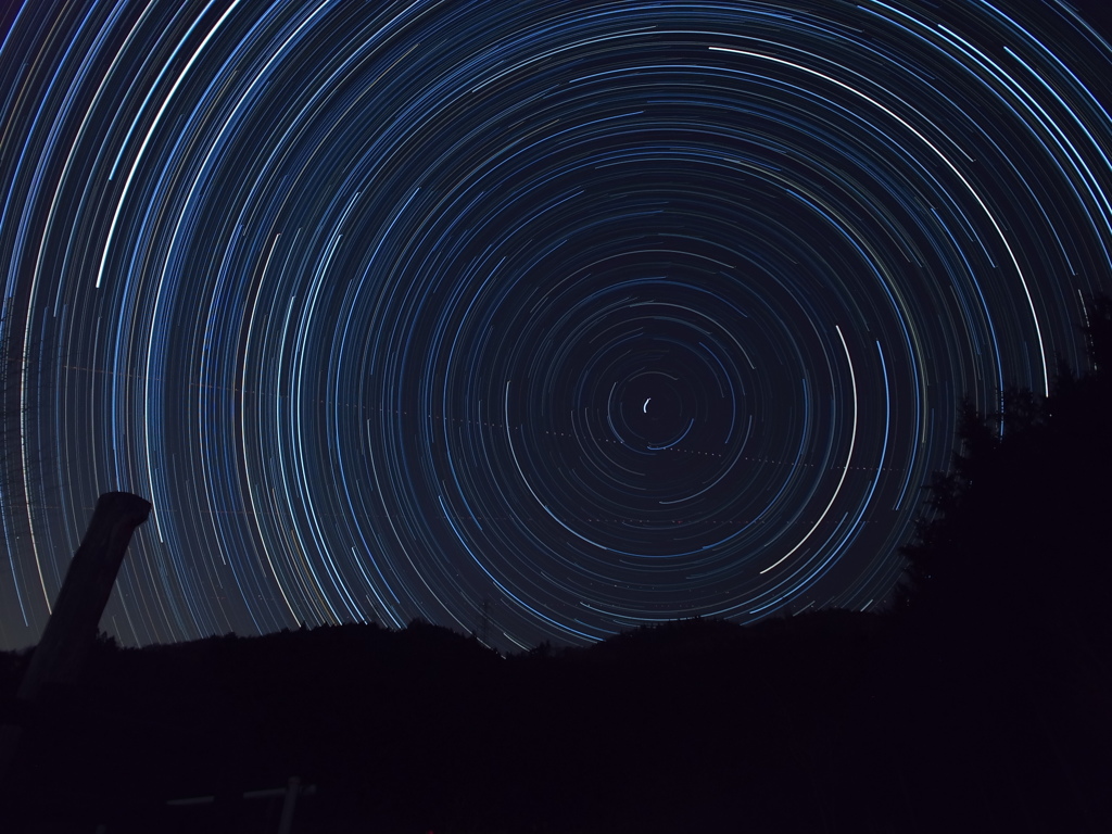 雨山ダム(愛知)付近の円周撮影 5時間25分(325分)