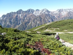 前穂、奥穂、涸沢岳、北穂