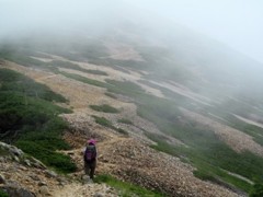 唐松岳から五竜岳