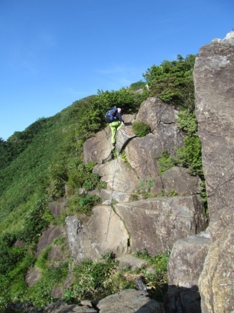 西黒尾根岩場2