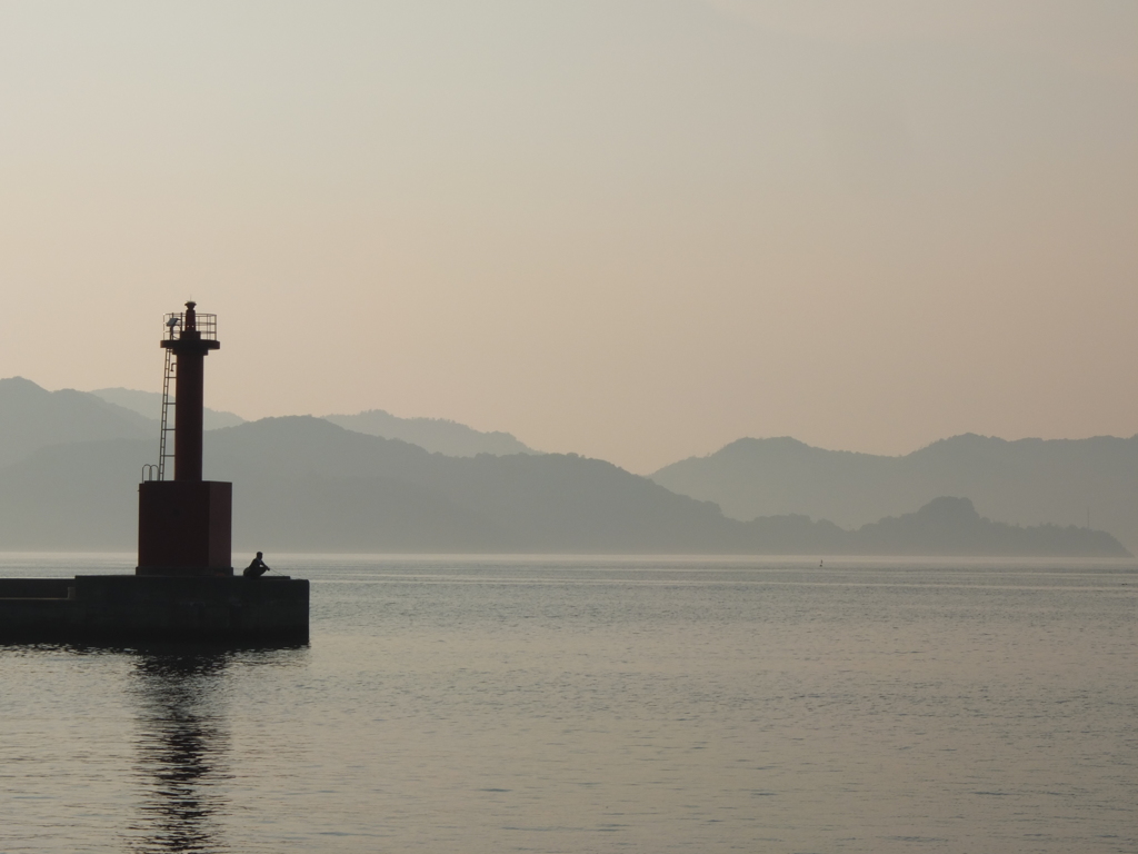 真鍋島にて