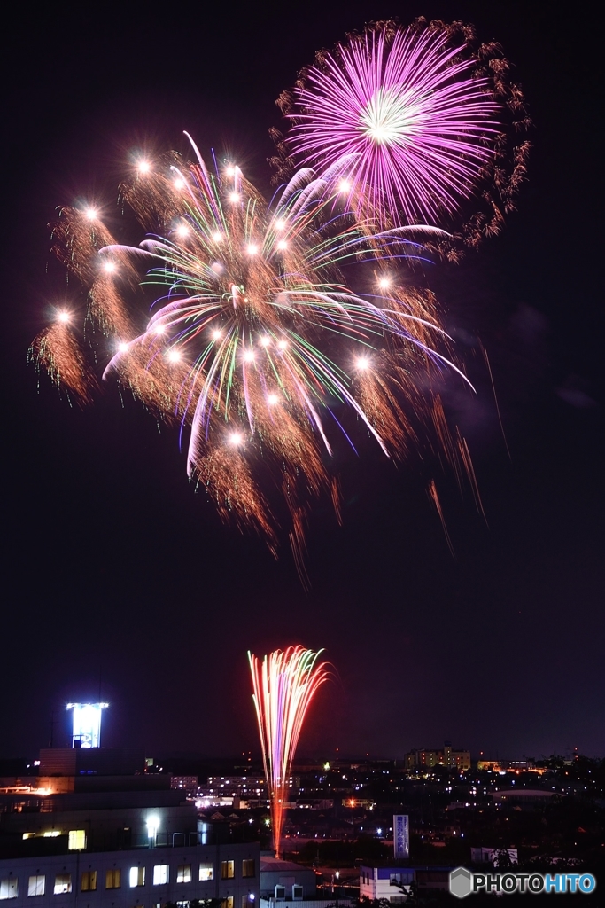 入間川七夕まつり　花火大会