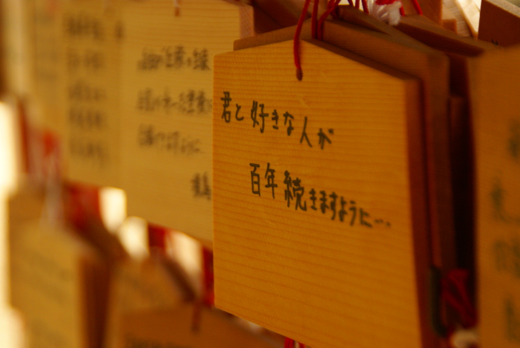 君と好きな人が百年続きますように・・・