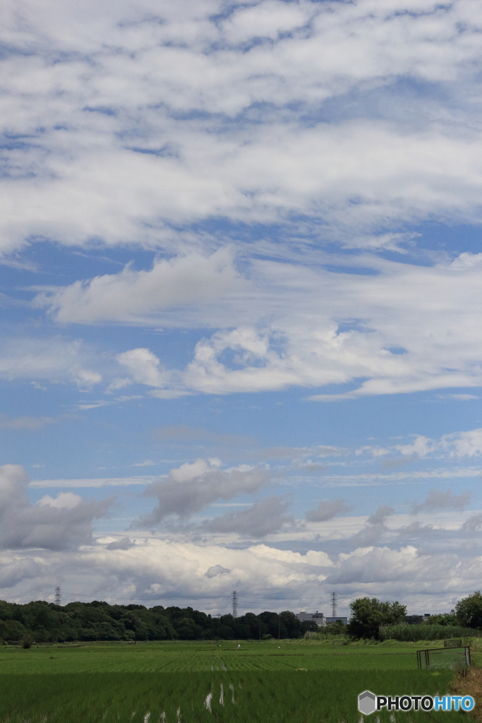 内牧の青空