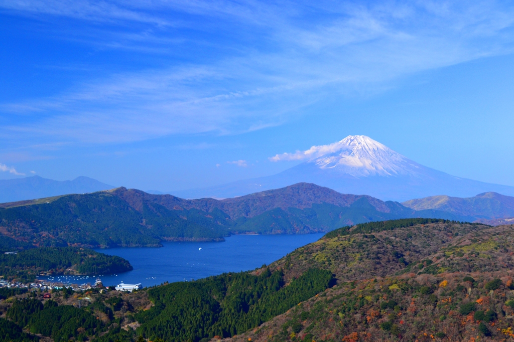 芦ノ湖と富士 Photo1
